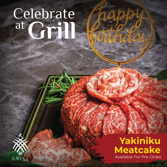 Birthday Yakiniku Cake